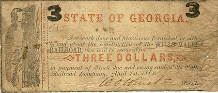 $3.00 G-1509 Wills Valley RR